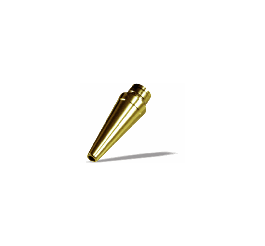 Pen Supplement | Brass ball point pen tip con | Brass pen nozzle | IPG Gold Plated ball pen components | Precigenix