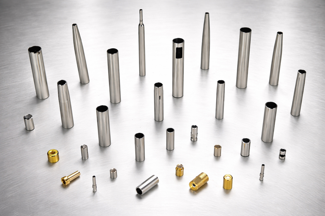 Writing instrument brass components manufacturer India — pen tips nozzles clips — Precigenix Jamnagar Gujarat